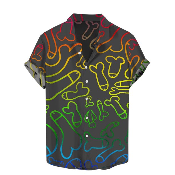 Playeras Lisas Para Hombre Camisa De Playa Con Estampado De Manga Corta Para Hombre