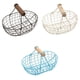 thumbnail image 1 of Cesta de frutas de cocina 3 Cestas Organizadoras de Pan de Metal, para Servir , Color Negro, Azul Y Beige. Magideal Cesta de frutas de cocina, 1 of 7