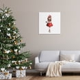 thumbnail image 3 of Stupell Industries Carrying Christmas Fun Holiday Painting Gallery Wrapped Canvas Art Prints Wall Art, 30 x 30, 3 of 8