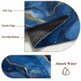 thumbnail image 6 of Blue Marble Area Rug 3x5 FT, Non Slip Entryway Bedside Carpet, Ink Painting Modern Ombre Abstract Washable Soft Floor Carpet Indoor Mat Non-Shedding Throw Rugs for Dorm Kitchen Home Office, 6 of 8