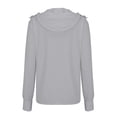thumbnail image 6 of Ltpwer Women UPF 50+ UV Sun Protection Hoodie Jacket,Full Zip Lightweight Long Sleeve Sun Shirt,Breathable Pocketed Athletic Hoody for Hiking Running Cycling Summer Outdoor Daily Outfits Grey XS, 6 of 9