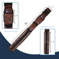 thumbnail image 5 of GSE Games & Sports Expert 2x2 Hard Square Billiard Cue Case. Pool Cue Stick Carrying Case, Billiard Pool Cue Accessories (5 Colors Available), 5 of 8