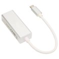 thumbnail image 3 of Adaptador USB C a Ethernet 10M 100M 1000M Hub USB3.0 Tipo C a RJ45 Interfaz de cable de red Adaptador de tarjeta de red con cable, 3 of 5