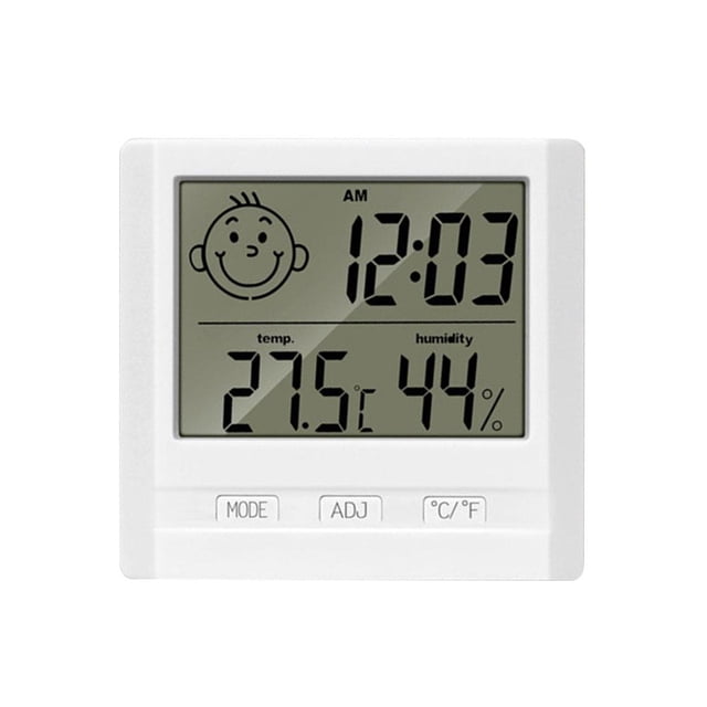 Higrómetro digital Termómetro interior Temperatura Humedad Monitor para el hogar Hugtrwg Para estrenar