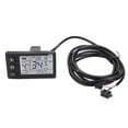 thumbnail image 3 of Controlador de instrumentos LCD para bicicleta eléctrica, bicicleta de montaña, scooter, accesorio de control de medidor (24 V/36 V, 250 W/350 W), 3 of 13