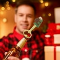 thumbnail image 6 of Elainilye Christmas Themed Gold Bottle Opener for Beer Creative Holiday Gift Parties and Celebrations, 6 of 7