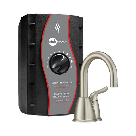 InSinkErator Invite HOT150 Instant Hot Water Tap Dispenser Faucet System, Nickel