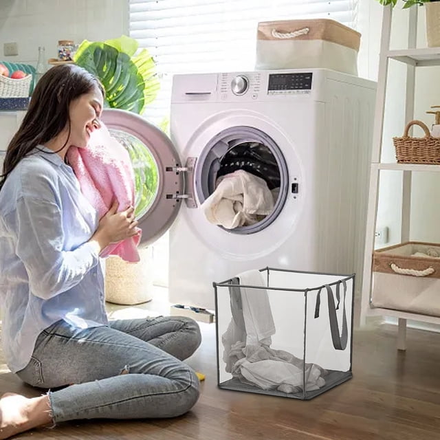 Home Textile Storage Grid Multifunctional Laundry Foldable Clothes Organizer for Bathroom and Indoor Use