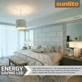thumbnail image 4 of Sunlite LED A19 Light Bulbs, 14 Watts (100W Equivalent), Medium Base (E26), Non-Dimmable, Frost, UL Listed, 5000K Daylight, 6-Pack, 4 of 7