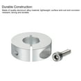 thumbnail image 5 of 8 Packs Single Split Clamp-On Shaft Collar 12mm Bore One-Piece Clamping Collar, 30mm OD, 10mm Thickness, Aluminum Alloy, 5 of 5