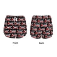 thumbnail image 5 of Picia Fire and Rescue Truck Pattern Women's 2 in 1 Athletic Running Shorts High Waisted Workout Casual Gym Sweat Shorts with Comfy Liner Zipper Pockets-Small, 5 of 9