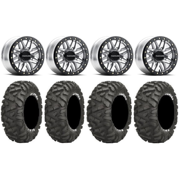 Raceline Ryno Bdlk 14" Mh Wheels 26" BigHorn Tires Sportsman RZR Ranger