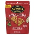 thumbnail image 2 of Sonoma Creamery Pizza Crisps, Pepperoni,| Savory Snack Cracker | High Protein | Low Carb | Gluten Free | Wheat Free |Keto Friendly, 2 oz (Pack of 6), 2 of 8