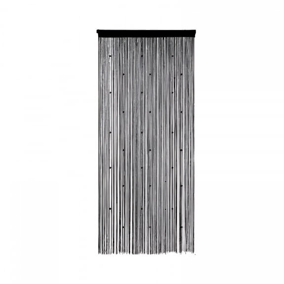 AUQ 2026 New Beaded Curtain Beaded Curtains for Doorways Crystals Suitable for Interior Hanging Decoration and Partitions Closet Curtains Doorway Beads,39*79",Black)