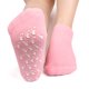 thumbnail image 3 of 1 par de calcetines de Mezclas de algodón resistentes al deslizamiento rosa de hidratantes y exfoliantes Unique Bargains Calcetines hidratantes de gel, 3 of 9