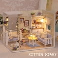 thumbnail image 6 of BESTSKY 2026 New Diy Miniature Wooden Dollhouse Kit with Led Lights,Flower Room Decor,Furniture Accessories-Perfect Craft Project&Gift for Collectors,& Families,Great for Brain Development, 6 of 7