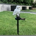 thumbnail image 7 of PLINVON Outdoor Solar Light, Hand-Sprayed Paint Owls Shape Decorative Garden Stakes,Solar Powered Led Lamp Waterproof for Walkway Yard Lawn Landscape, 2Pack, 7 of 7