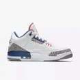 thumbnail image 5 of Ni - ke Size 8.5 - Jordan 3 Retro OG Mid True Blue, 5 of 5