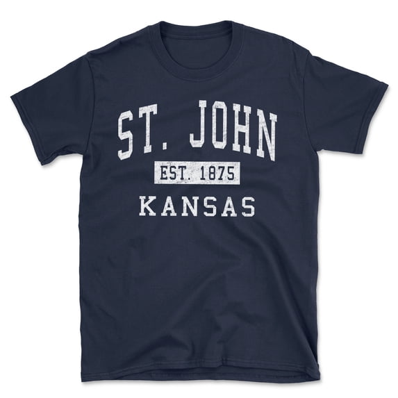 St. John Kansas Classic Established Men's Cotton T-Shirt