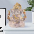 thumbnail image 3 of Estatuilla de a, Fengshui indio, estatuas , adornos para blanco Gloria Estatua de Buda de resina, 3 of 9