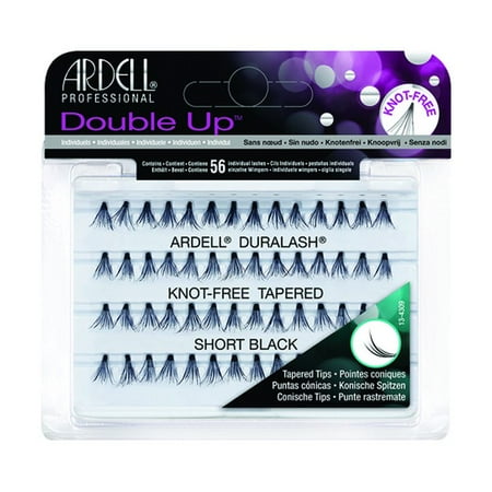 - Ardell Individual Double Up Knot Free Tapered Black Short