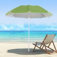 thumbnail image 2 of Outsunny 6.7ft Beach Umbrella with Push Button Tilt and Carry Bag, Green, 2 of 10