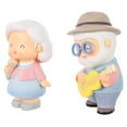 thumbnail image 6 of MLINS  Old Man and Woman Figurine Elderly Couple Figurines Valentines Day Bride Lovers, 6 of 8