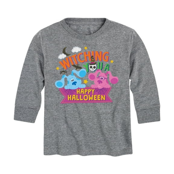 Blue's Clues - Witching You A Happy Halloween - Toddler And Youth Long Sleeve Graphic T-Shirt
