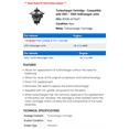 thumbnail image 2 of Turbocharger Cartridge - Compatible with 2001 - 2005 Volkswagen Jetta 2002 2003 2004, 2 of 2