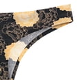 thumbnail image 3 of Tangas sin costuras para mujer, ropa interior suave, elegante, estampada, de cintura baja, bragas para la vida diaria tipo 4 XL, 3 of 6
