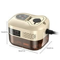 thumbnail image 7 of Handheld Multi- Steam Cleaner With 6pcs Accessories  6 Levels Adjustable 105 Degrees Celsius /221℉ Deep Cleaning Steamer With Portable Handle 1200ml/40.5oz, 7 of 7