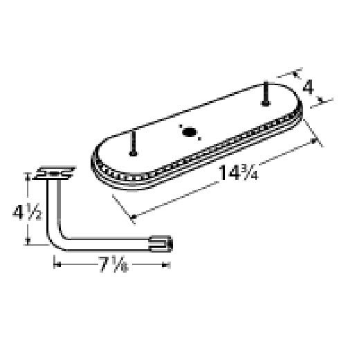 Stainless Steel Burner Replacement for Select Gas Grill Models by Arkla