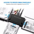 thumbnail image 1 of EASTIN Noir Convertisseur USB 3.0 vers SATA/IDE Adaptateur de Disque Dur Externe, 1 of 7