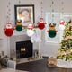 thumbnail image 5 of Decoraciones colgantes de Navidad, colgante de bolas de remolino de techo de muñeco de nieve y alce de Papá Noel para suministros de fiesta de árbol de Navidad Rojo Verde RV011031-01278SDJ, 5 of 5