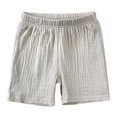 thumbnail image 3 of WIBACKER 9M-7Y Kids Boy's Short Sleeve Linen Pajama Sets, Toddler Boy Summer 2-Piece Lounge Set, 3 of 4