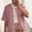 Pink, variant on Women's Lightweight Cardigan Short Sleeve Button-Down Summer Cardigan Sweater,Plus Size Beige XXL