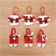 thumbnail image 1 of Portacubiertos navideños | Fundas para cuchillos y tenedores para decorar la mesa navideña | Bolsas para cubiertos de tela no tejida | Mini calcetines para árbol o bolsa de regalo, 1 of 6