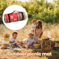 thumbnail image 4 of CSChome Outdoor Picnic Mat Aluminum Film Base Foldable Picnic Blanket Composite Process Camping Waterproof Damp-Proof Mat Retro Pattern, 4 of 7