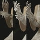 thumbnail image 4 of Guantes de novia de satén elástico negro con etiqueta de temperamento simple y encaje floral para vestido de boda, accesorios de boda, 4 of 6