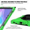 thumbnail image 2 of XYX Case for Samsung Galaxy Tab Active4 Pro/Tab Active Pro with 360 Degree Rotating, Hand Strap, Shoulder Strap for 10.1 inch SM-T540/SM-T547/SM-T636B, Green, 2 of 7