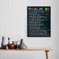 thumbnail image 3 of Aaheei Bible Verses Canvas Wall Art for Kids, Psalms 91 Scripture, Christian Religious Gift, Ready to Hang for Kids' Nursery/Classroom/Bedroom Wall Decor, 3 of 5