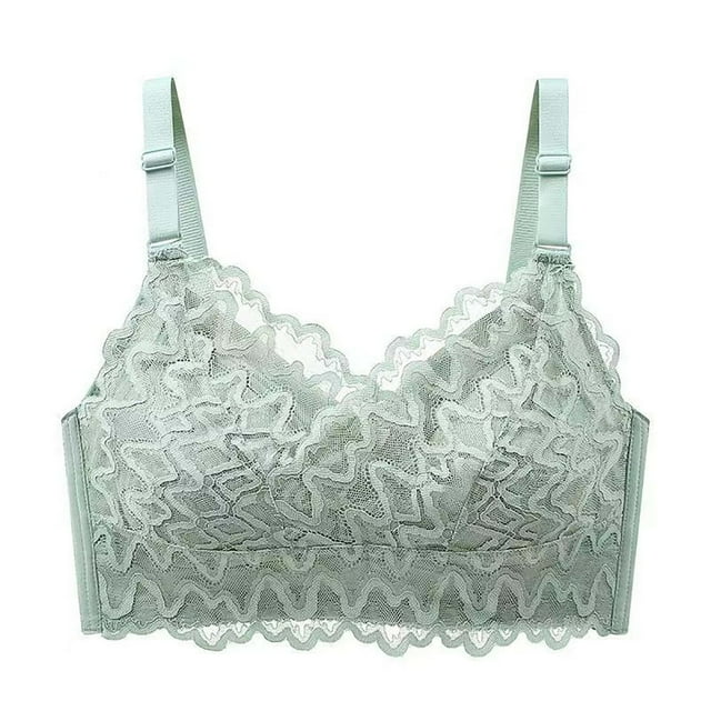 PENGXIANG Women‘s Lace Up Push Up Bra With Full Coverage And Side Support Enhances The Chest And Creates A Slimming Effect The Bra And Back Are Smooth