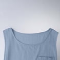 thumbnail image 6 of USNSM Men's Plus Size Denim Tank Tops Jean Workout Undershirts Summer Sleeveless Gym Workout Basic Tees Shirts Blue XXXL, 6 of 7
