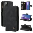 thumbnail image 1 of Case for Samsung Galaxy Note 20 5G Cover Zipper Pocket Wallet Case Magnetic Protective - Black, 1 of 5