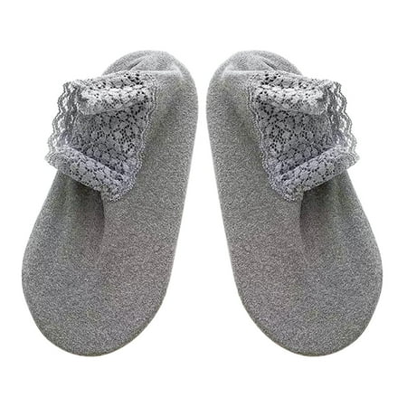

Raeneomay Socks Women Discount Clearance Fashion Lace Warmer Socks Warm Fuzzy Non Slip Grip Stretch Socks