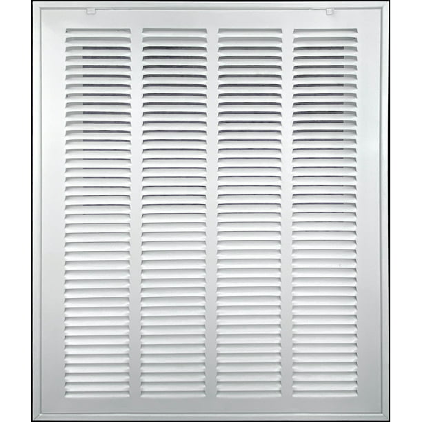 16" X 20" Steel Return Air Filter Grille [Removable Face/Door] for 1inch Filters HVAC Duct