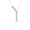 10K White Gold, variant on FINE JEWELRY 925 Sterling Silver Round-shape Diamond Y Pendant Necklace (1 1/2 cttw, I-J Color, I2-I3 Clarity) 18"