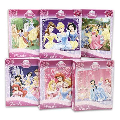 Disney Princess Ariel Jasmine and Others 100 Piece Puzzle