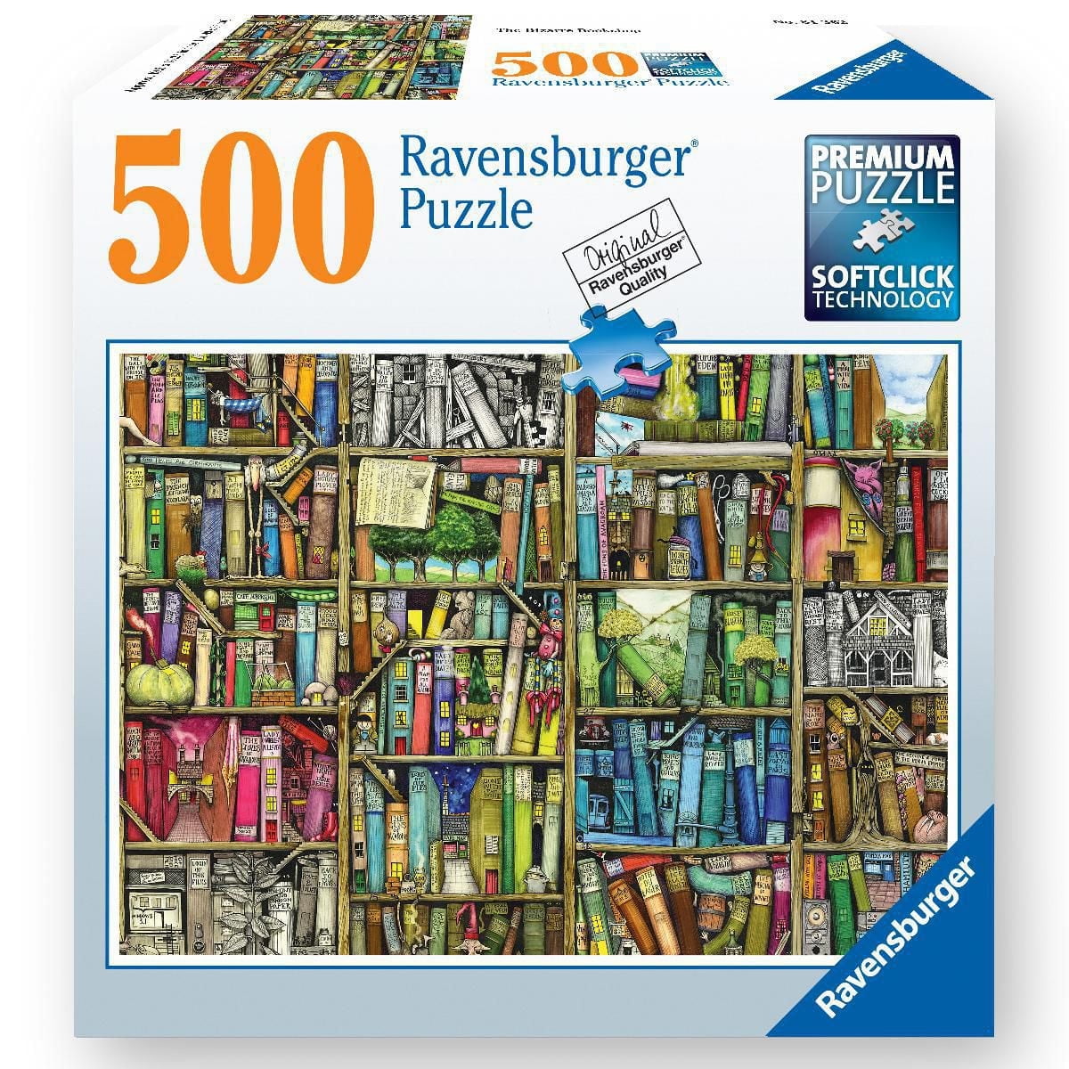 Ravensburger - Bizarre Bookshop Puzzle 500pc