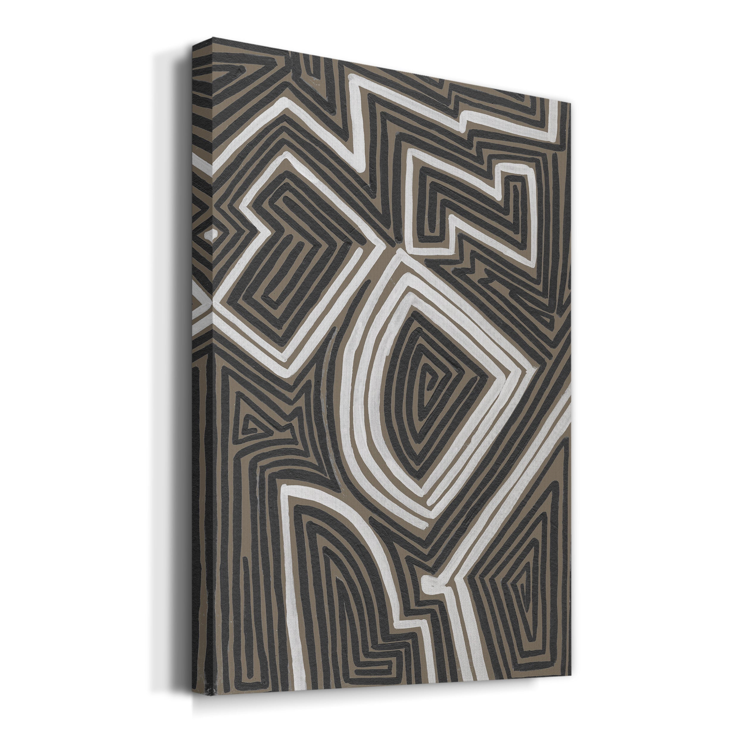 Abstract Maze III Premium Gallery Wrapped Canvas - Ready to Hang